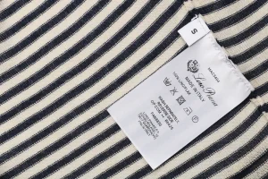 LP Elvo Striped Contrast Collar Knit Polo T-shirt