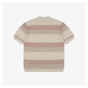 LP Multicolor Striped Knit T-shirt Back side