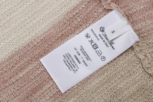 LP Multicolor Striped Knit T-shirt Wash tag