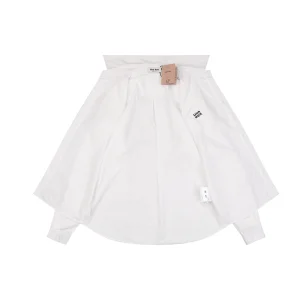 MM Boxyfit Logo Patch Shirt White inside