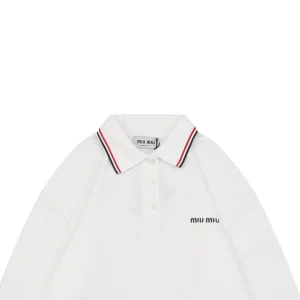 MM Contrast-Tipped Logo Polo Shirt