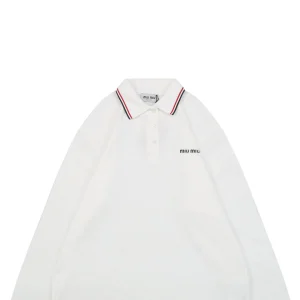MM Contrast-Tipped Logo Polo Shirt