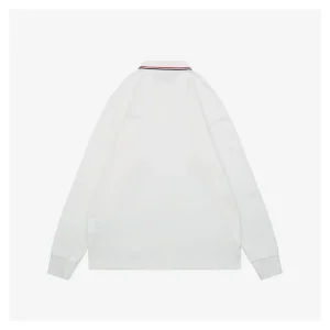 MM Contrast-Tipped Logo Polo Shirt Back side