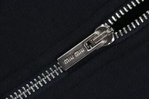 MM Patch Logo Half-Zip Colorblock Sweatshirt Zipper end