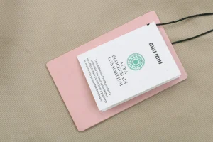 MM Striped-Lining Tailored Shorts Logo tag