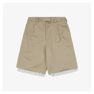 MM Striped-Lining Tailored Shorts