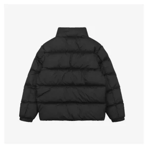 Moncler Citala Large Logo Down Jacket Black Back side