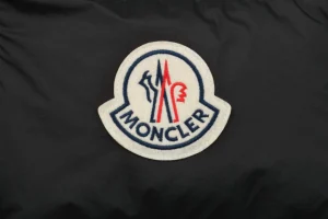 Moncler Citala Large Logo Down Jacket Black Logo