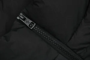 Moncler Citala Large Logo Down Jacket Black Zipper end