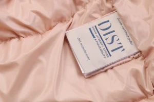 Moncler Maya Down Jacket Pink Logo tag