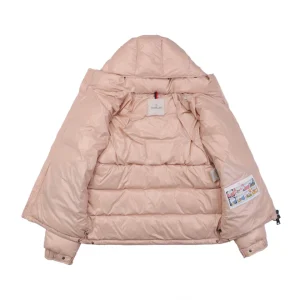 Moncler Maya Down Jacket Pink Inside