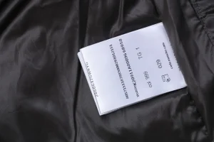 Moncler Tibb Down Vest Wash tag