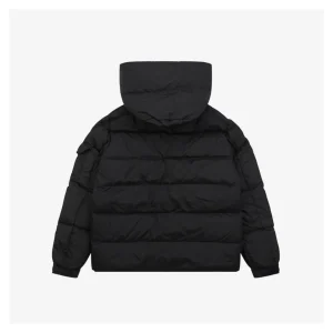 Mxxcler Maya Matte Hooded Down Jacket Black Back side