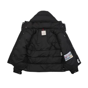 Mxxcler Maya Matte Hooded Down Jacket Black Inside