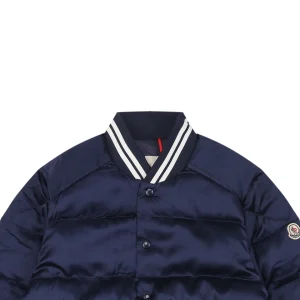 Mxxcler Navy Logo Down Jacket