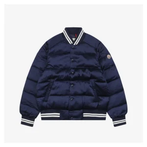 Mxxcler Navy Logo Down Jacket