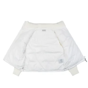 Mxxcler Patchwork Down Five-Panel Jacket White Inside