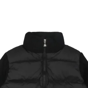 Mxxcler Patchwork Down Five-Panel Jacket Black