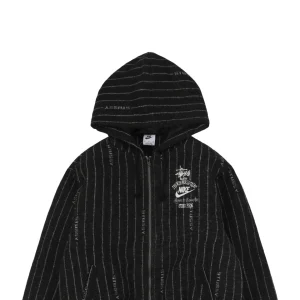 Nike x Stussy Graffiti Stripe Zip-Up Hoodie