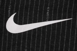 Nike x Stussy Graffiti Stripe Zip-Up Hoodie Back side Logo