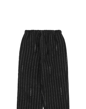 Nike x Stussy Striped Graffiti Pants Black