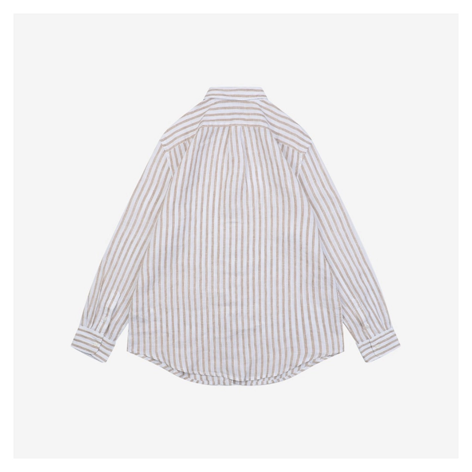 Ralph Lauren Striped Linen Shirt Back side