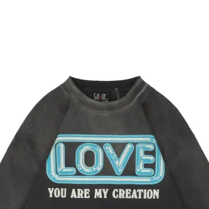 Saint Michael Origami Love Heart Print Shirt