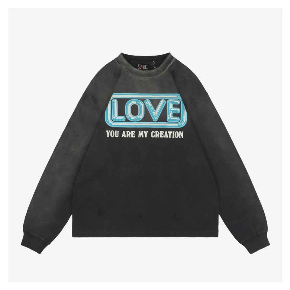 Saint Michael Origami Love Heart Print Shirt