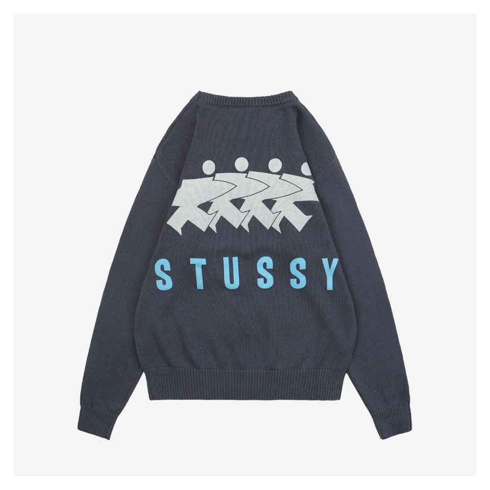 Stussy Surfer Graphic Knit Sweater