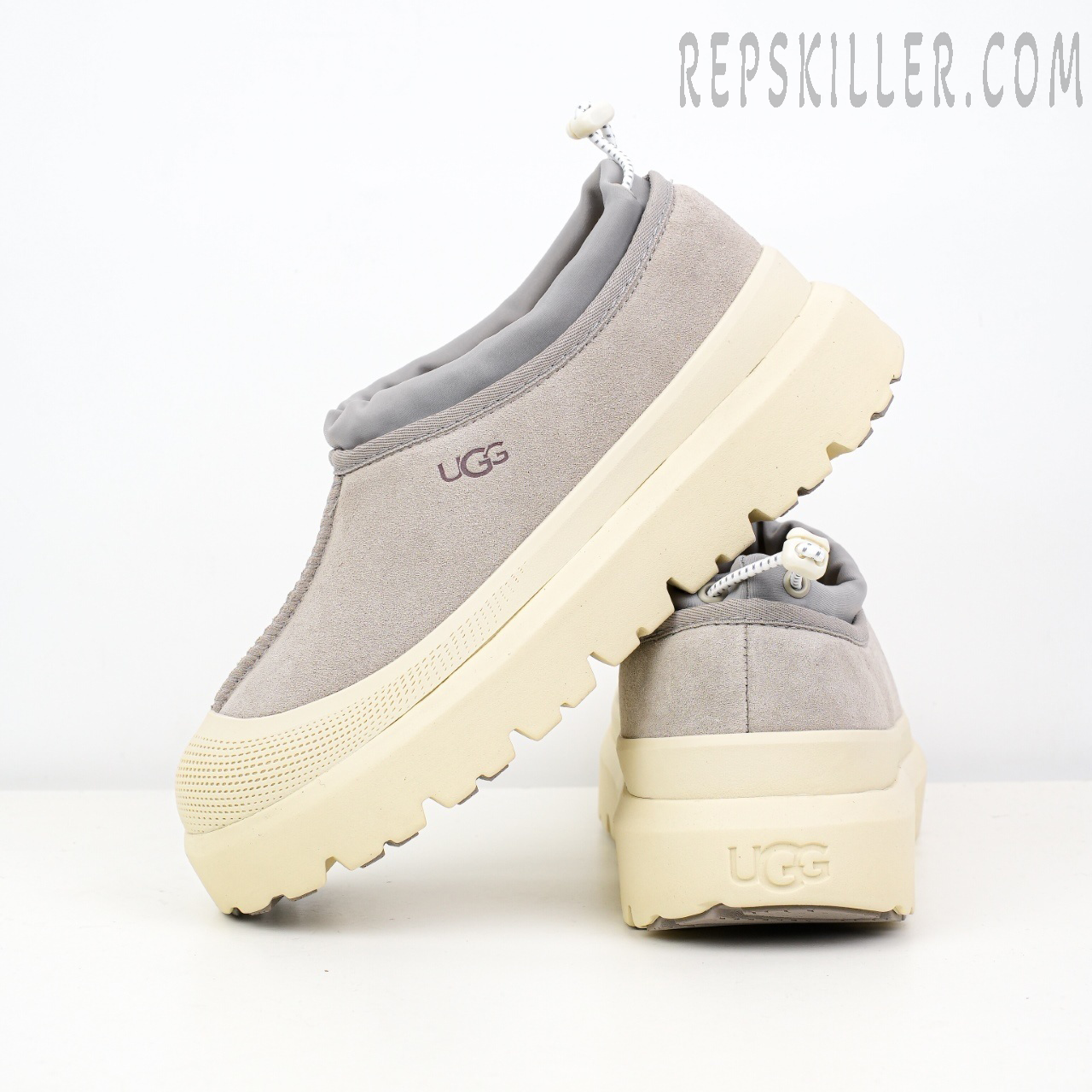 Tasman Weather Hybrid Slipper 'Grey White'