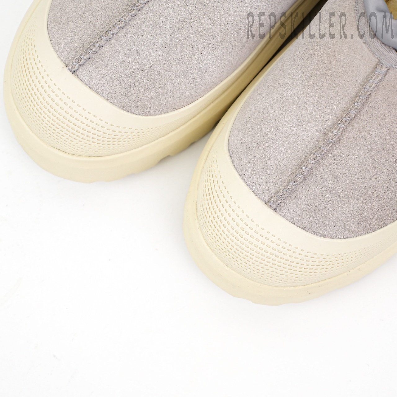 Tasman Weather Hybrid Slipper 'Grey White' Upper
