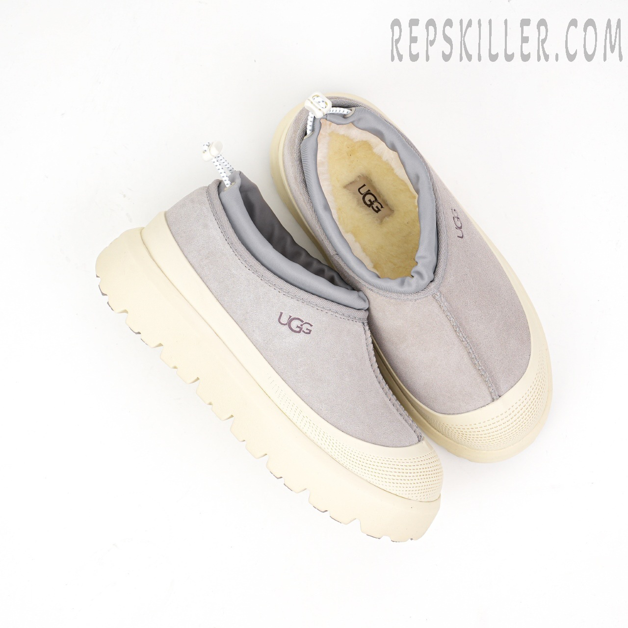 Tasman Weather Hybrid Slipper 'Grey White'