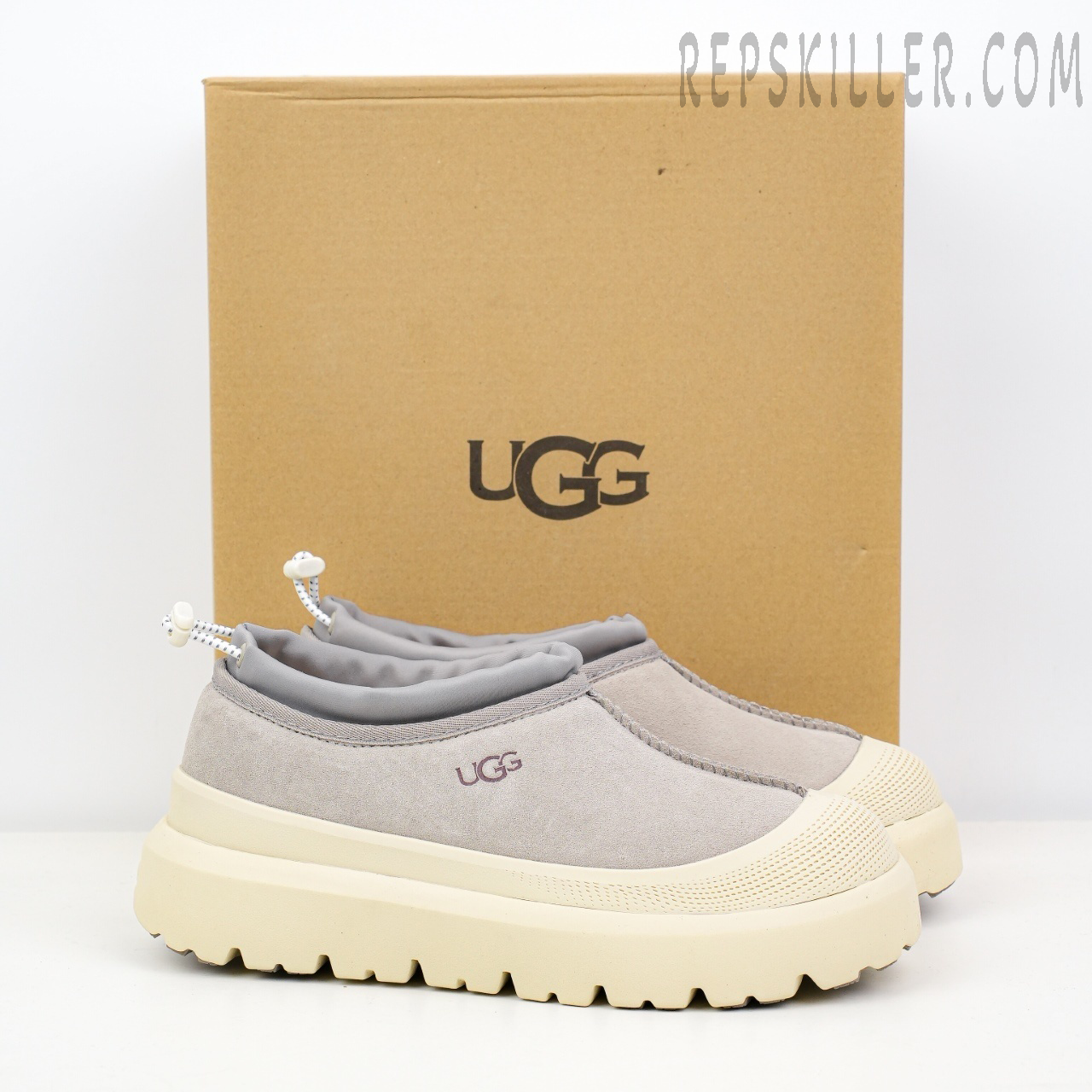 Tasman Weather Hybrid Slipper 'Grey White'9