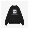 TNF Logo Box Graphic Crewneck Sweatshirt (Black/Grey/White)
