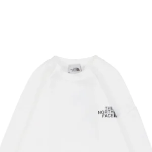 The North Face Logo Box Graphic Crewneck Sweatshirt White