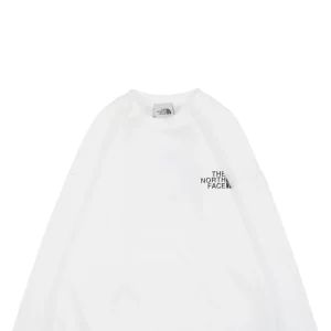 The North Face Logo Box Graphic Crewneck Sweatshirt White