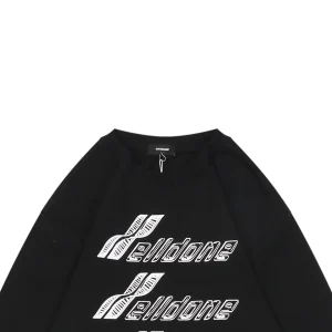 We11done Repetitive Hand-Drawn Logo Graphic Shirt