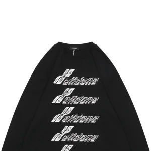 We11done Repetitive Hand-Drawn Logo Graphic Shirt