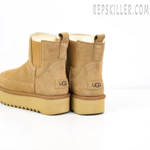 Wmns Chelsea Platform Mini Boot 'Chestnut' Heels