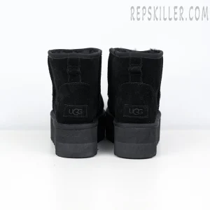 Wmns Classic Mini Platform Boot Sand Black Heels