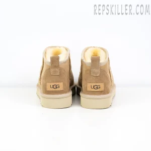 Wmns Classic Ultra Mini Boot 'Sand' Heels