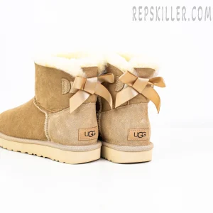 Wmns Mini Bailey Bow II Sand Beige Heels