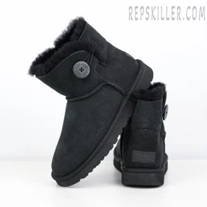 Wmns Mini Bailey Button II Boot Black