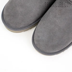 Wmns Mini Bailey Button II Boot Grey Upper