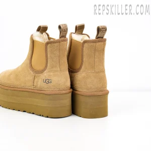 Wmns Neumel Platform Chelsea Boot 'Chestnut' Heels