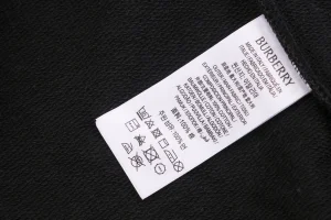 BBry Bear Patch Embroidered Hoodie Black Wash label