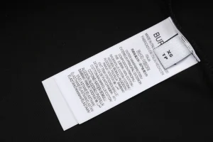 BBry Equestrian Knight Fine-Line Embroidery Shirt Black Wash label