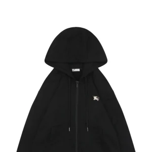 BBry Equestrian Knight Rope Logo Hoodie Black