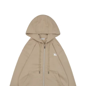 BBry Equestrian Knight Rope Logo Hoodie Beige