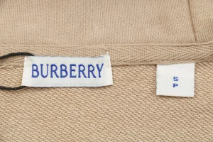 BBry Equestrian Knight Rope Logo Hoodie Beige Brand label